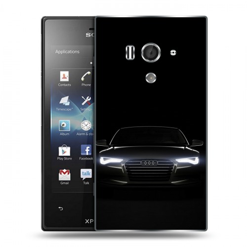 Дизайнерский пластиковый чехол для Sony Xperia acro S Audi