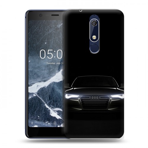 Дизайнерский пластиковый чехол для Nokia 5.1 Audi