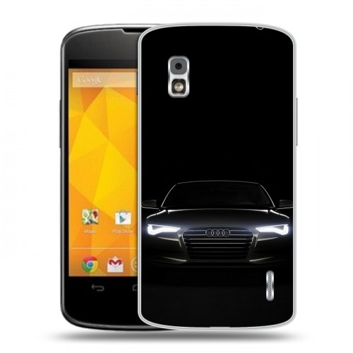 Дизайнерский пластиковый чехол для LG Google Nexus 4 Audi