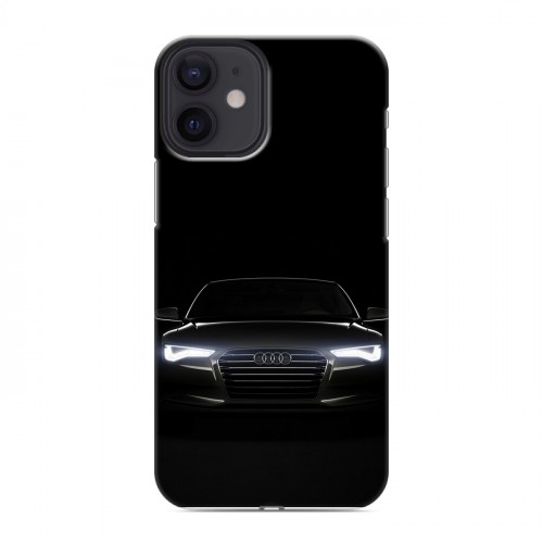 Дизайнерский пластиковый чехол для Iphone 12 Mini Audi