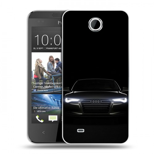 Дизайнерский пластиковый чехол для HTC Desire 300 Audi