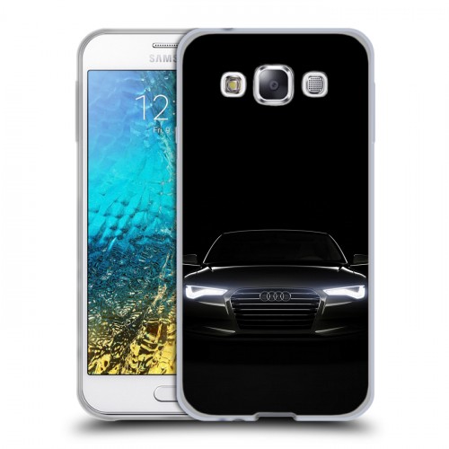 Дизайнерский пластиковый чехол для Samsung Galaxy E5 Audi