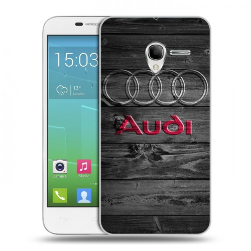 Дизайнерский силиконовый чехол для Alcatel One Touch POP 3 5 Audi