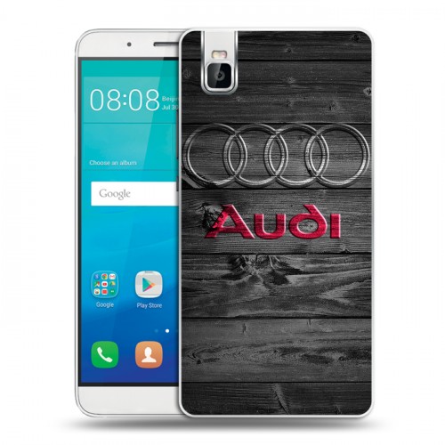 Дизайнерский пластиковый чехол для Huawei ShotX Audi