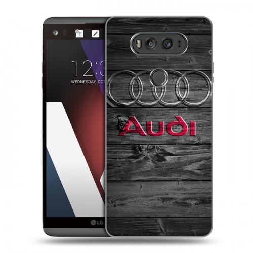 Дизайнерский пластиковый чехол для LG V20 Audi