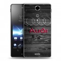 Дизайнерский пластиковый чехол для Sony Xperia TX Audi