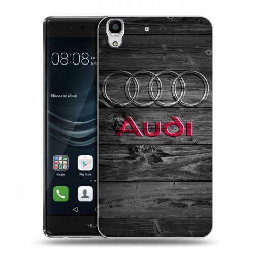 Дизайнерский пластиковый чехол для Huawei Y6II Audi