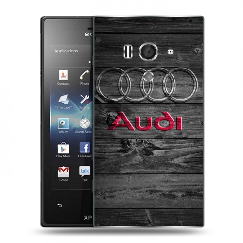 Дизайнерский пластиковый чехол для Sony Xperia acro S Audi