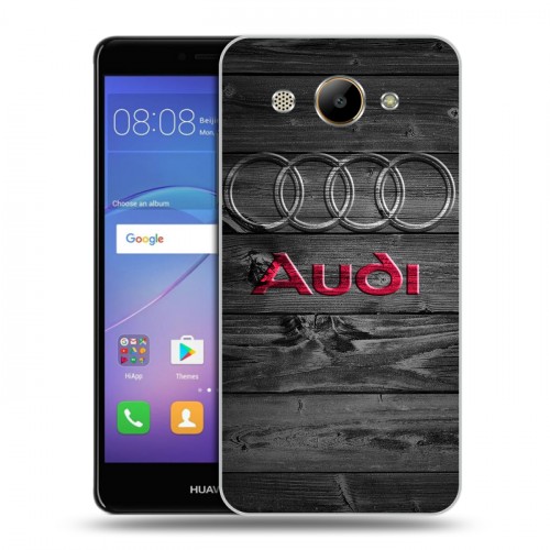 Дизайнерский пластиковый чехол для Huawei Y3 (2017) Audi