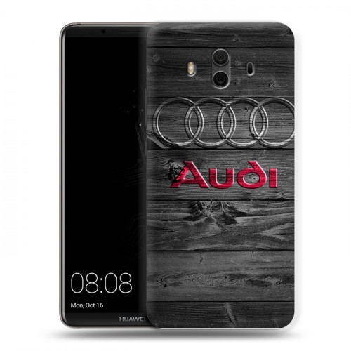 Дизайнерский пластиковый чехол для Huawei Mate 10 Audi