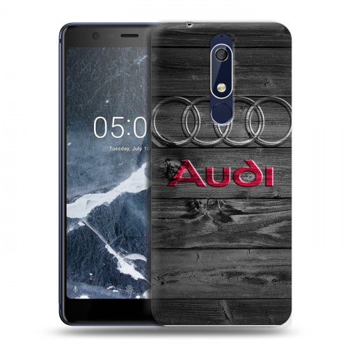 Дизайнерский пластиковый чехол для Nokia 5.1 Audi