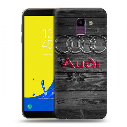 Дизайнерский пластиковый чехол для Samsung Galaxy J6 Audi