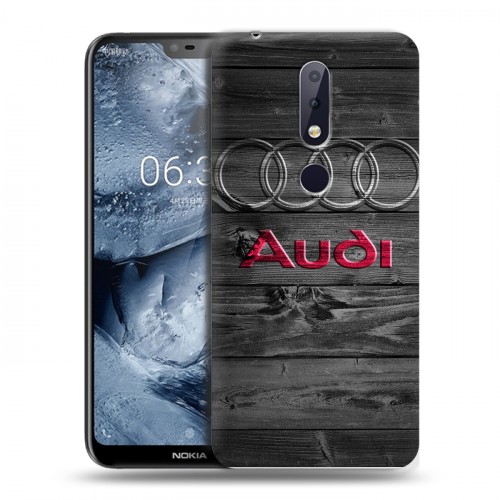 Дизайнерский пластиковый чехол для Nokia 6.1 Plus Audi