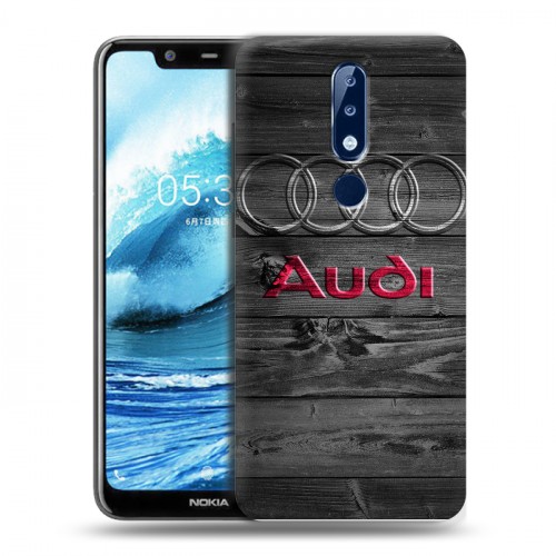 Дизайнерский пластиковый чехол для Nokia 5.1 Plus Audi