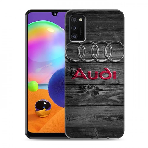 Дизайнерский силиконовый чехол для Samsung Galaxy A41 Audi