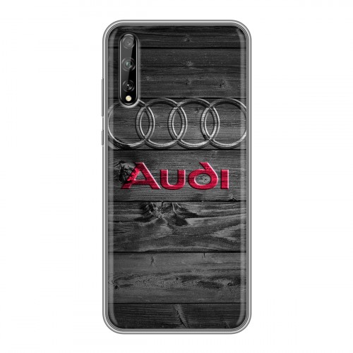 Дизайнерский силиконовый чехол для Huawei Y8p Audi