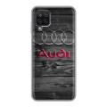 Дизайнерский силиконовый с усиленными углами чехол для Samsung Galaxy A12 Audi