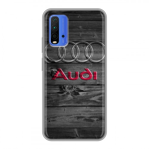 Дизайнерский силиконовый чехол для Xiaomi RedMi 9T Audi