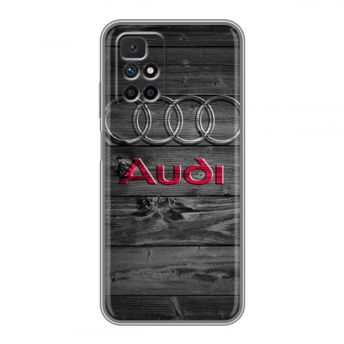 Дизайнерский пластиковый чехол для Xiaomi Redmi 10 Audi