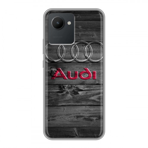 Дизайнерский силиконовый чехол для Realme C30 Audi