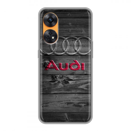 Дизайнерский силиконовый чехол для OPPO Reno8 T Audi