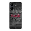 Дизайнерский силиконовый чехол для Xiaomi Poco C65 Audi