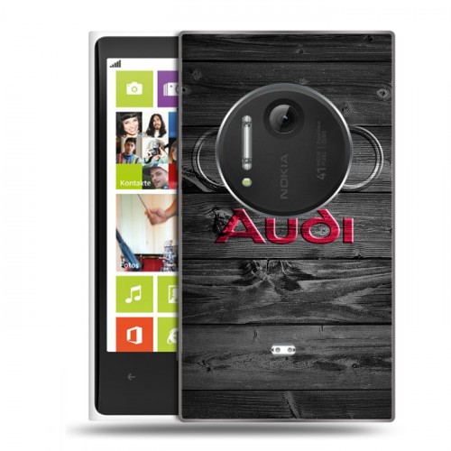 Дизайнерский пластиковый чехол для Nokia Lumia 1020 Audi