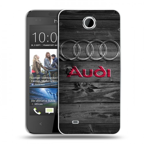 Дизайнерский пластиковый чехол для HTC Desire 300 Audi