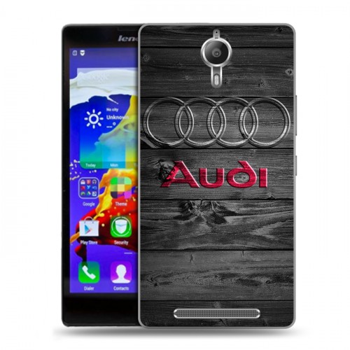 Дизайнерский пластиковый чехол для Lenovo P90 Audi