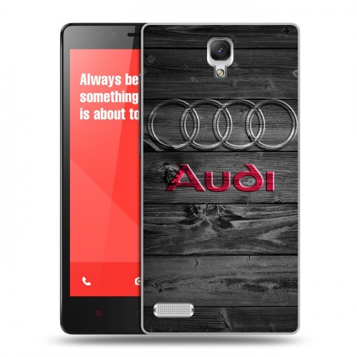 Дизайнерский силиконовый чехол для Xiaomi RedMi Note Audi