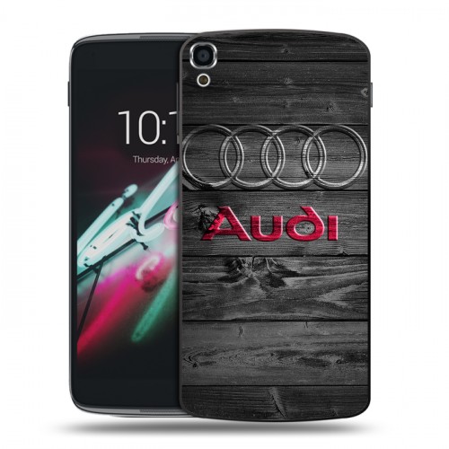 Дизайнерский пластиковый чехол для Alcatel One Touch Idol 3 (5.5) Audi