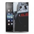 Дизайнерский пластиковый чехол для Sony Xperia acro S Audi