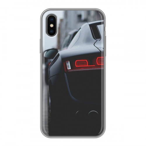 Дизайнерский силиконовый чехол для Iphone x10 Audi