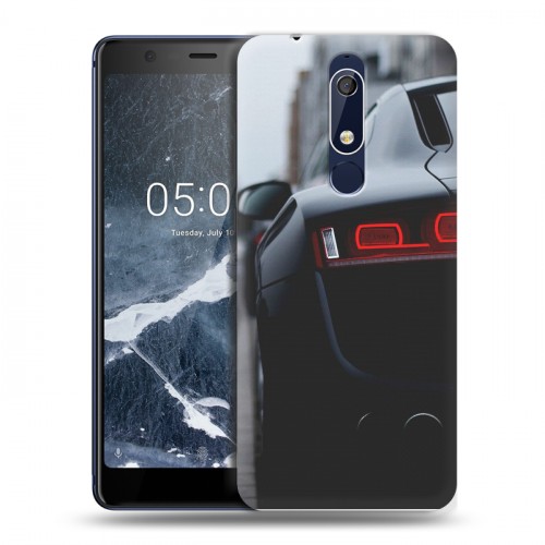 Дизайнерский пластиковый чехол для Nokia 5.1 Audi