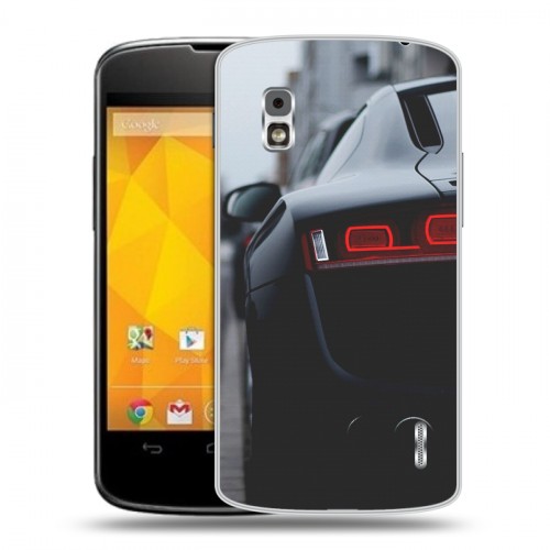 Дизайнерский пластиковый чехол для LG Google Nexus 4 Audi