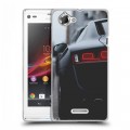 Дизайнерский пластиковый чехол для Sony Xperia L Audi