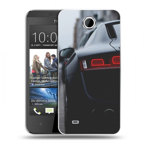 Дизайнерский пластиковый чехол для HTC Desire 300 Audi