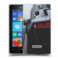 Дизайнерский пластиковый чехол для Microsoft Lumia 435 Audi