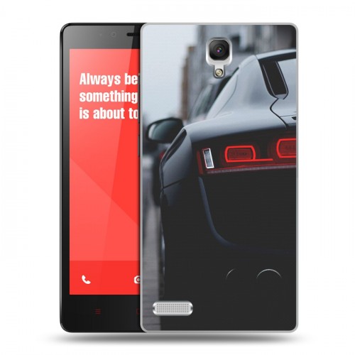 Дизайнерский силиконовый чехол для Xiaomi RedMi Note Audi