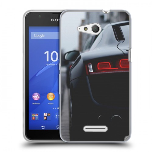 Дизайнерский пластиковый чехол для Sony Xperia E4g Audi