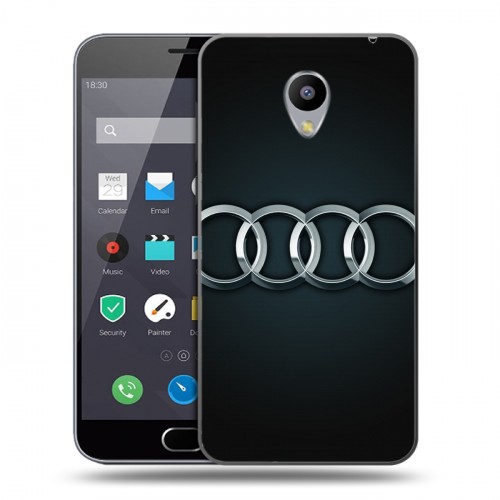 Дизайнерский пластиковый чехол для Meizu M2 Note Audi