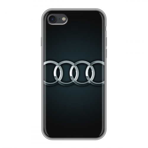 Дизайнерский силиконовый чехол для Iphone 7 Audi