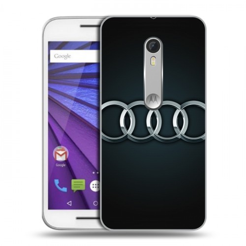 Дизайнерский пластиковый чехол для Lenovo Moto G Audi