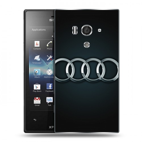 Дизайнерский пластиковый чехол для Sony Xperia acro S Audi