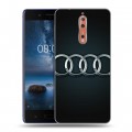 Дизайнерский пластиковый чехол для Nokia 8 Audi