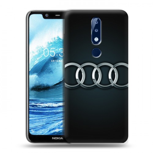 Дизайнерский пластиковый чехол для Nokia 5.1 Plus Audi