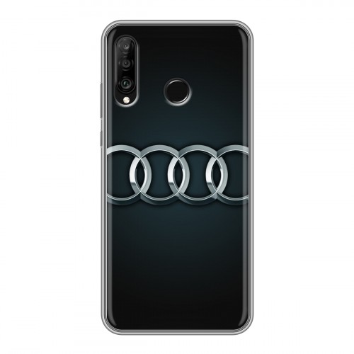 Дизайнерский силиконовый чехол для Huawei P30 Lite Audi