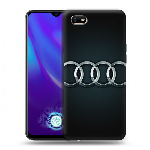 Дизайнерский силиконовый с усиленными углами чехол для OPPO A1k Audi