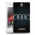 Дизайнерский пластиковый чехол для Sony Xperia E Audi