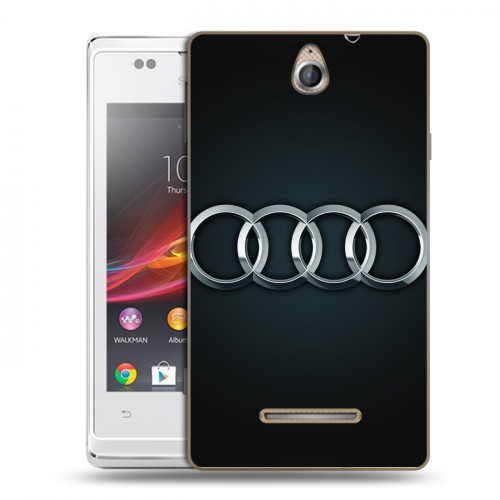 Дизайнерский пластиковый чехол для Sony Xperia E Audi